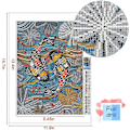 Miniatyrbild 1 av 2: Diamantkonstset för Vuxna Fisk, 5D DIY Full Drill Diamantmålning Kit för Vuxna Fisk, 5D Diamantmålning efter Nummer Diamant med Måla Diamantpunkter 1