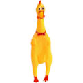 Pikkukuva 5 / 5: Ln-shrilling Chicken Toy - Push-up Screaming Chicken Toy, Dog Toy