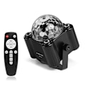 Miniatyrbilde 7 av 7: Disco lysfestlys, LED-farge strobe-lys, scenelys, for fest, bar, hjem