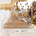 Miniatyrbild 3 av 5: Stor Transparent Plast Sandbadbehållare med Skovla Set för Små Husdjur Burtillbehör
