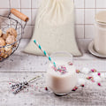Miniatyrbilde 5 av 5: 4 stk ostedukposer - Nøttemelk silpose i muslin for yoghurt, kaffe, te, juice og vin (stor, 30*35cm)