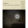 Miniatyrbild 2 av 5: Plug-in LED-ljuskontroll nattlampa intelligent skymning till gryning sensor sovrum
