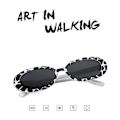 Pikkukuva 4 / 5: Muodikkaat ovaalin muotoiset aurinkolasit, retro aurinkolasit naisille, Okulary, pienet sävytetyt polarisoidut silmälasit, Uv400 aurinkolasit Gafas（C03）