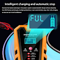 Miniatyrbilde 4 av 4: Bilbatterilader 12v 6a Motorsykkel Batterilader Intelligent Reparation Batteri 12v Lader Diagnostisk Verktøy Biler Rask Batterilader 12v Bilbatteri