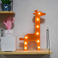 Miniatyrbild 4 av 5: Söt Giraffformad LED Nattlampa Djurformad Nattlampa För Sovrum. Spjälsäng