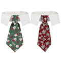 Hunde slips - Justerbar slips til hunde - Kostume slips til hunde - Fest tilbehør - Julekostume (L)