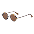 Pikkukuva 3 / 5: Uusi muoti goottilainen steampunk aurinkolasit miehille pyöreä punk retro silmälasit sävyt aurinkolasit naisille Lentes De Sol Hombre Uv400（7）