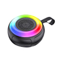 Miniatyrbilde 2 av 5: Bærbar Bluetooth-høyttaler med mini bass, utendørs fargerike lys, bilkortinnsetting, gave (svart)