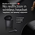 Pikkukuva 4 / 5: Hi langattomat Bluetooth-kuulokkeet puhelimeen, stereourheilukuulokkeet, kuulokemikrofoni