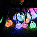 Miniatyrbillede 1 af 5: Solcelledrevet boblekuglelyssnor LED-lyssnor Ou