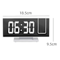 Miniatyrbild 5 av 5: LED-väckarklocka med digital projektionsklocka, vägg- och takklocka med tids- och temperaturvisning, bakgrundsbelysning och snooze-funktion