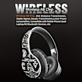 Miniatyrbilde 2 av 5: Trådløst Bluetooth Extra Bass Stereo Headset Headset Headset Headset Headset In Headset Innebygd mikrofon | Hjelm/hjelm