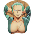 Miniatyrbild 1 av 3: Anime 3D Musmatta med Mjuk Handledsstöd Spel 3D Musmattor 2-vägs Skinn (Mp-Zoro F)