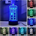 Miniatyrbillede 2 af 5: 3D Illusion LED Soveværelse Natlys, RGB Farver