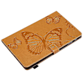 Miniatyrbillede 5 af 5: KT Tablet Serie-3 Imprint Etui Mobil Tilbehør til Samsung Galaxy Tab A 10.5 T590 T595 T597（Style H Samsung Galaxy Tab A 1，Gul, Gul）