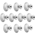 30 STK Dørknotter Møbelknotter Moderne Design Børstet Sateng Krom for Skap, Møbeldører, Skuffer, Skoskap