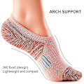 Miniatyrbild 4 av 5: Damstrumpor No Show Athletic Ankle Socks Cushioned Running Low Cut 5 Par/Storlek:5-8/Färg: Flerfärgad 1