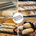 Miniatyrbillede 4 af 5: TG08#D3 Sølv Medium Baguetteform med 3 Rum | Kageform