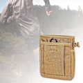 Miniatyrbild 3 av 5: Taktisk Molle Dump Pouch Vattentålig Väska Gadget Organizer För Vandring Ryggsäck Med D-ringkrok (Kamouflage)