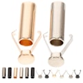 Miniatyrbilde 2 av 3: 8 stk skolisser tips metall skolisser aglets erstatning skolisser ender tips（1.9X0.7CM，som vist）
