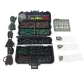 Assorterade fisketillbehör Tackle Boxes för Hair Rig Combo Box Stoppers（Svart）