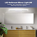 Miniatyrbillede 3 af 4: Led-spejlampe 40 cm, væglampe til badeværelse 700 lm 8w 6000k spejlampe til badeværelse led-spejl ip44 væglampe led moderne badeværelseslampe neutral hvid (wit