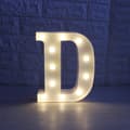 LED-lys nummer bokstavskilt for nattlys bryllup