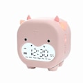Miniatyrbild 2 av 5: Daidai Niu väckarklocka studentgåva intelligent röststyrd tidssignal USB-laddning väckarklocka