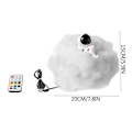 Miniatyrbilde 2 av 5: Rom astronaut LED nattlys 3D regnbue skylampe barn fargerik gave