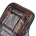 Pikkukuva 3 / 5: Uusi Vintage-nahkainen olkalaukku, crossbody-laukku, vyölaukku, miesten matkustus-, ostos- ja rento puhelimen kotelo