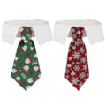 Hunde slips - Justerbar slips til hunde - Kostume slips til hunde - Fest tilbehør - Julekostume