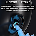 Pikkukuva 4 / 5: Tws Bluetooth 5.3 -kuulokkeet, kosketusohjaus, minikoko, nappikuulokkeet, langattomat kuulokkeet, melunvaimennus, stereokuulokkeet, urheilukuulokkeet, handsfree-kuulokkeet, latauskotelolla