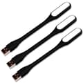 Almi 3 stk. USB LED-lampe leselampe gave