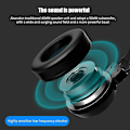 Miniatyrbillede 2 af 5: 3,5 mm kablet gaming headset over ear gaming støjreducerende hovedtelefoner lydstyrkekontrol stereo bas kablet øretelefoner med mikrofon led farverig lys