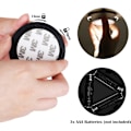Miniatyrbillede 3 af 4: 2024, LED-natlamper 6 stk. Selvklæbende LED-spotlampe Ekstra belysning til skab Trappe