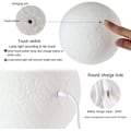 Miniatyrbild 5 av 5: 7,9\" Stor 3D Månelampa, Full Moon Lamp Light, 3D-utskrift Dimbar Modern Golv