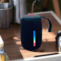 Miniatyrbillede 5 af 5: Udendørs bærbar Bluetooth-højttaler med LED-lys（Gratis størrelse，Sort）