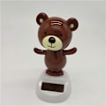 Miniatyrbillede 3 af 5: Solbjørn Bobble Shaking Head Dancing Toy Figurine Statue Bil Dash Board Dekoration Ornamenter