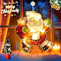 Miniatyrbilde 1 av 5: Santa Claus sugekopp LED-lys vindu sugekopp lampe fe lysstreng vindusdekorasjon hengende