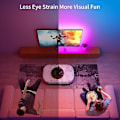Miniatyrbild 2 av 5: RGB 5050 LED-list med Bluetooth-appkontroll 5v USB för TV-bakgrundsbelysning rumsdekoration