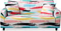 Sofaovertrekk 1-delt sofaovertrekk elastisk mykt stoff 3-seter
