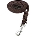 Miniatyrbilde 1 av 5: Hundetreningsbånd med krok, kraftig hundebånd for store, mellomstore og små hunder（1,2 bred，brun jernkrok）