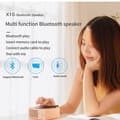Trådløs Mini Bluetooth-kort Højttaler med Vinylpladespiller Udseende Udsalg（Pink）