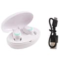 Trådløst Bluetooth-headset Bluetooth 5.2-øretelefoner Trådløst headset Stereo Bluetooth-headset Trådløse opladningshovedtelefoner（Hvid）