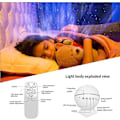 Miniatyrbilde 3 av 5: Projektor, 3 i 1 LED stjernelys projektor havbølge projektor USB stjernehimmel
