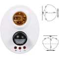 Miniatyrbillede 4 af 5: Lampeholder E27 110-250V Automatisk IR Infrarød Sensor Lys Base Base Lampeholder Menneskekrop Induktion Afbryder