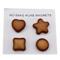 Miniatyrbillede 3 af 5: Ingen hul magnetiske nåle metal muslimsk spænde tørklæde broche multi-use sjal knap（6）