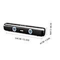 Miniatyrbild 3 av 5: Bärbar högtalare trådlös intelligent Bluetooth-högtalare, subwoofer med hög volym, bärbar hemma- och utomhus högpresterande bländande Bluetooth-ljudsystem