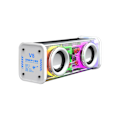 Miniatyrbillede 1 af 2: Udsalg 2023 Transparent Mecha Trådløs Bluetooth Højttaler | Bærbar Bluetooth-højttaler med LED-lys, stereolyd, 5H bærbar trådløs højttaler til fest