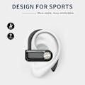 Miniatyrbillede 3 af 5: Bluetooth-øretelefoner (sorte)